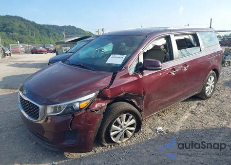 2018 Kia Sedona Lx from USA, damaged, VIN KNDMB5C11J6351558